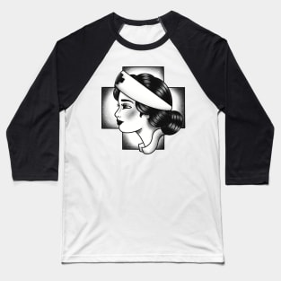 Nurse Tattoo traditional Baseball T-Shirt